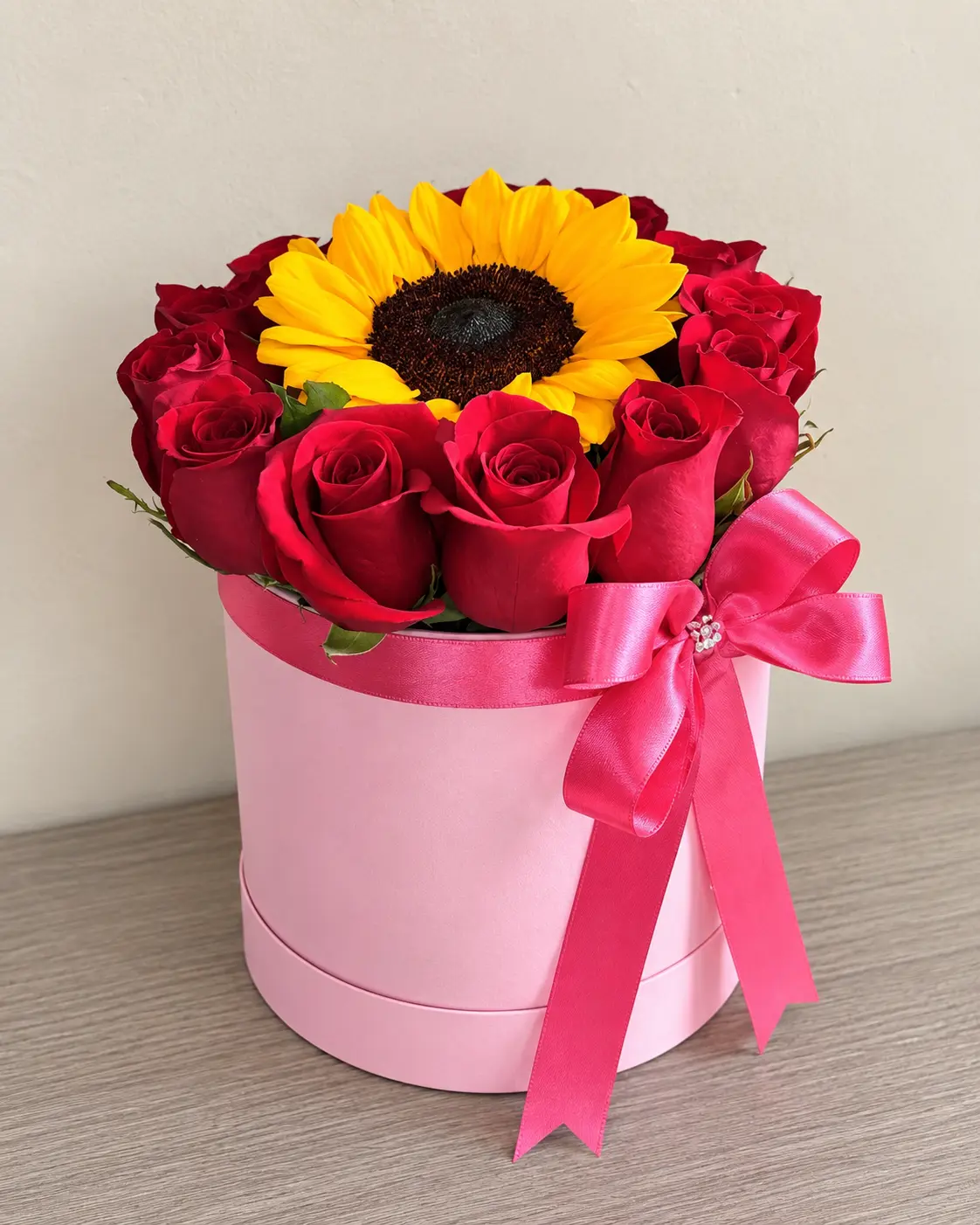 Rosas y Girasol