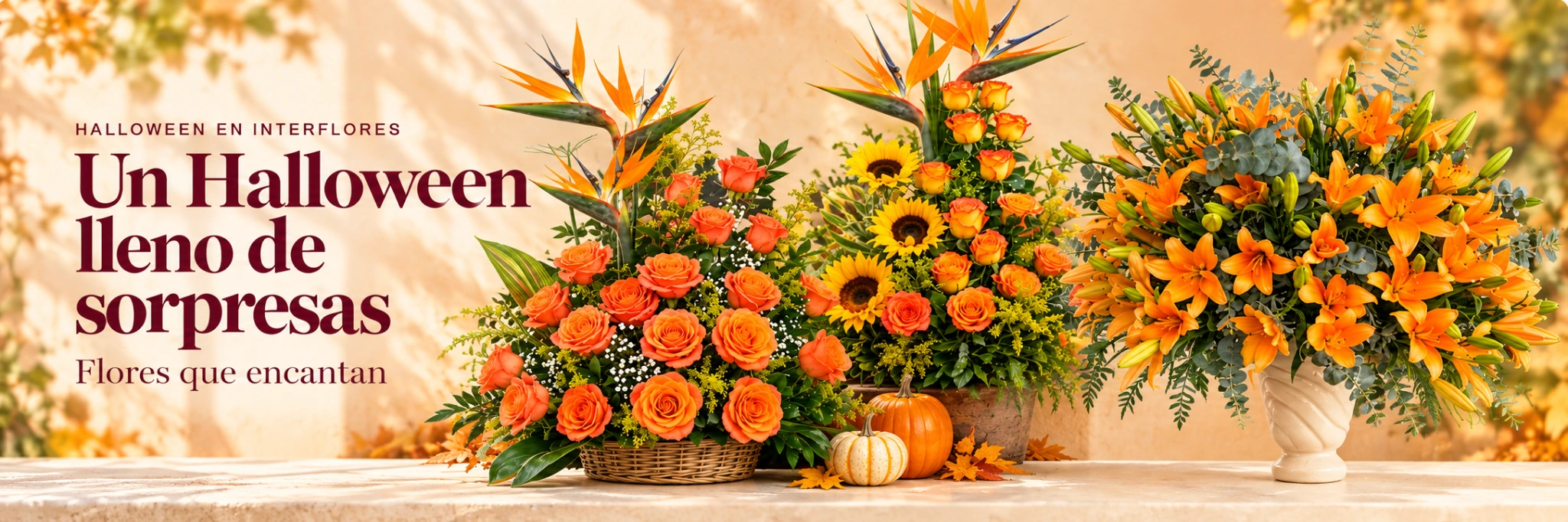 Halloween en InterFlores: Un Halloween lleno de sorpresas. Flores que encantan.