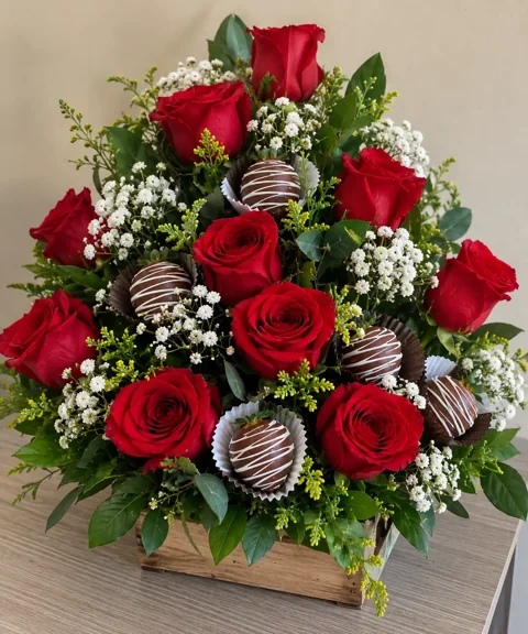 Ramo Amor con Chocolates